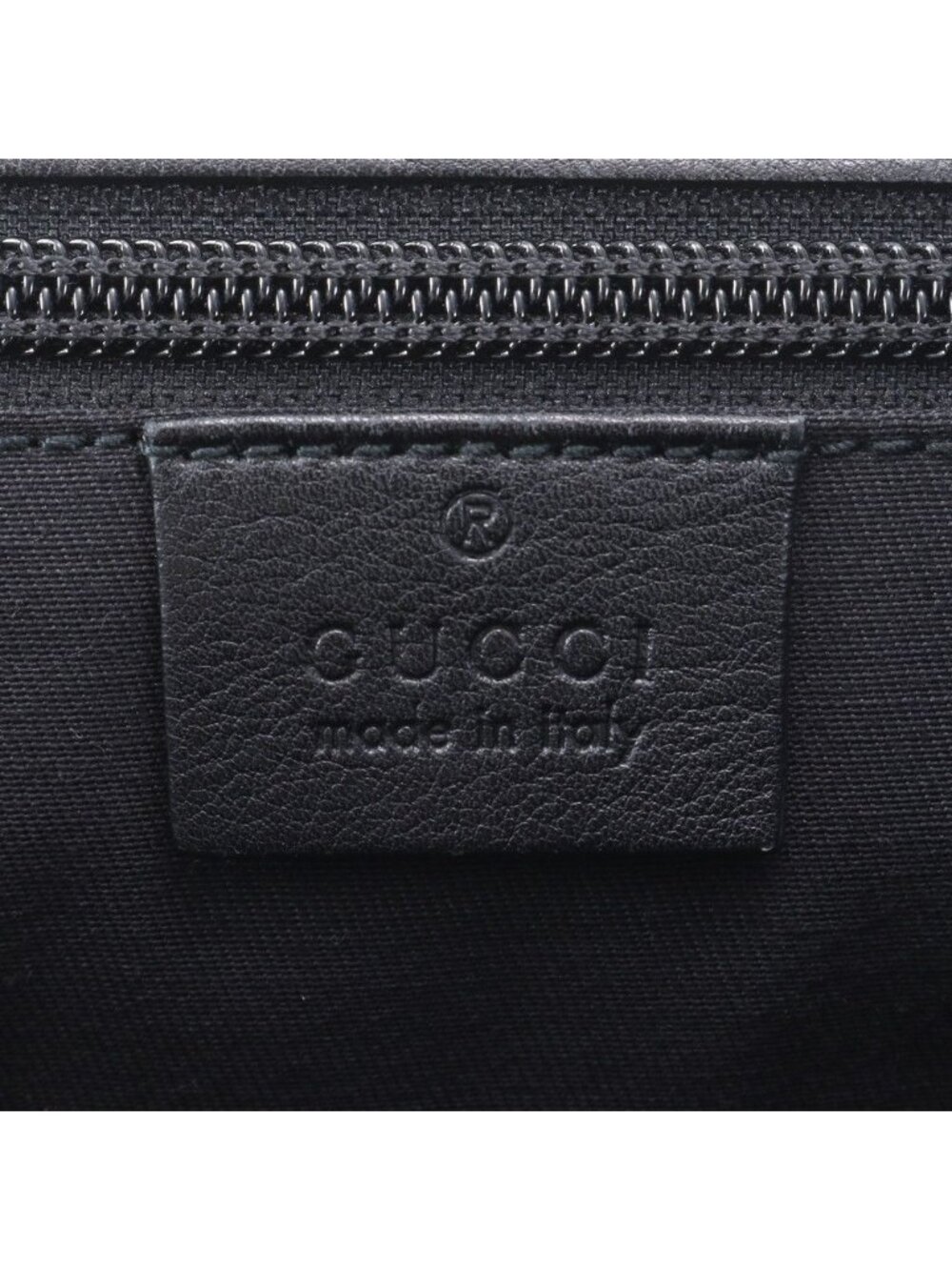 ★SOLD★ Gucci Guccissima Leather Business Document Briefcase Tote Black - Picture 8 of 9